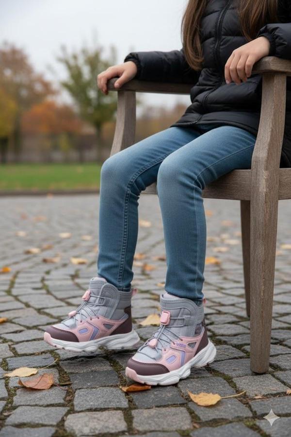 Vicco 943.P25K.502 Tog Gümüş Hafif Rahat Kız Çocuk Bot - Image 1