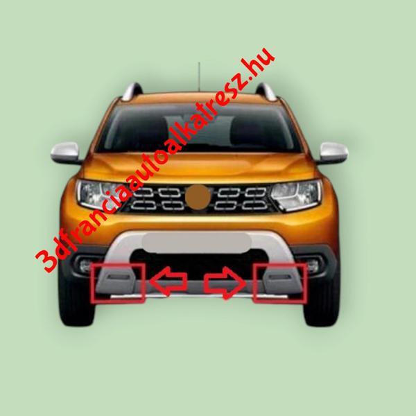 Renault Duster 2017- Ön Tampon Çeki Demir Kapağı Siyah Takım Oem No (511804555R) - Image 1