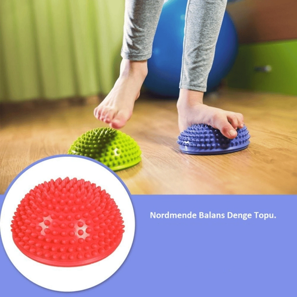 Balance Ball Tırtıklı Denge Aleti Masaj Aleti Duyu Taşı - Image 1