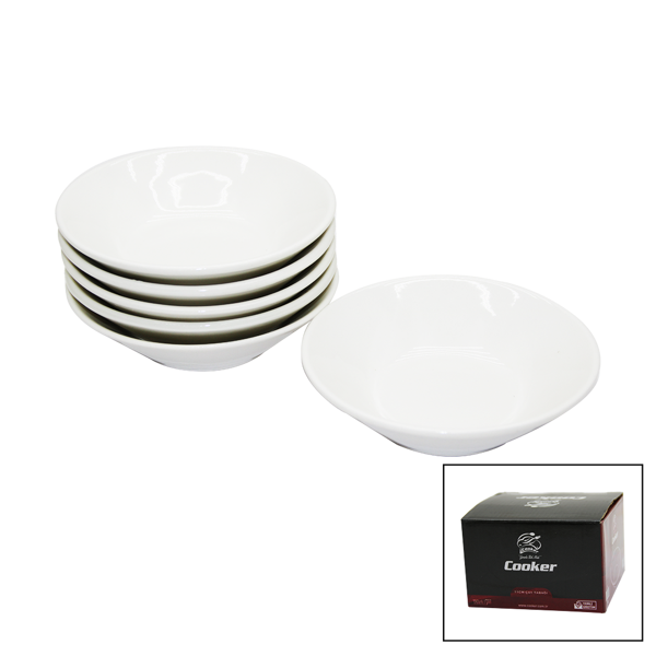 Ckr-4144 6 Parça  Porselen Çay Tabak (4915) - Image 1