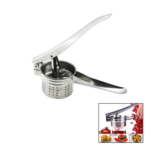 Manuel Kollu - Çelik Metal  Patates Ezici - Meyve Sıkıcı Pres (4915) - Image 1