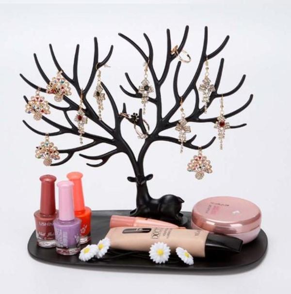 Geyik Tasarımlı Takı Standı Siyah - Image 1