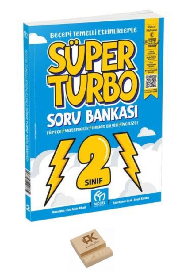 Model 2. Sınıf Tüm Dersler Süper Turbo Soru Bankası ve Telefon Standı - Model Eğitim Yayınları - Image 1