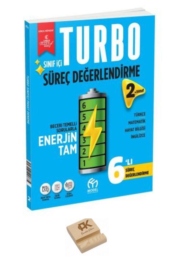 Model 2. Sınıf 6lı Sınıfiçi Süreç Değerlendirme Denemeleri ve Telefon Standı - Model Eğitim Yayınları - Image 1