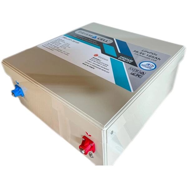 Prismacell Lifepo4 36 Volt akü 38.4 Volt 105ah 4032 Watt Minn Kota Sanal Çapa Aküsü - Image 1