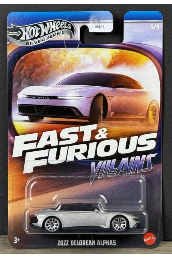 Hot Wheels Fast & Furious Villains 2022 DeLorean Alphas HNR88 JBY38 - Image 1