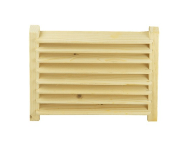 FINTECH Sauna Ahşap Havalandırma Menfezi Sabit Izgaralı-ToptancıyızBiz - Image 1