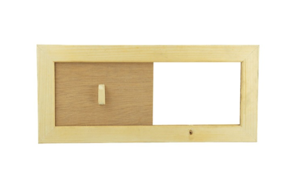 FINTECH Sauna Ahşap Havalandırma Menfezi Klapeli-ToptancıyızBiz - Image 1