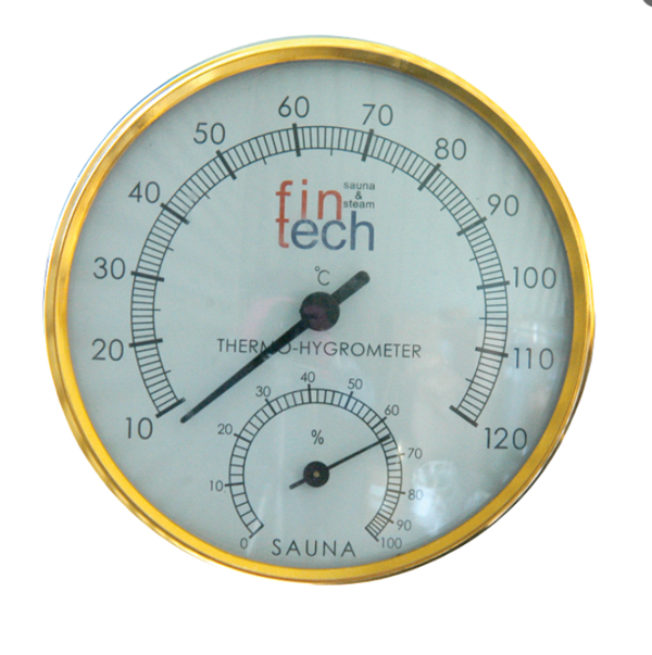 FINTECH Sauna Plastik Termometre ve Higrometre Tek Saat İçinde-ToptancıyızBiz - Image 1