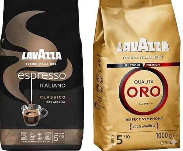Lavazza Espresso Italiano Classıco Kavrulmuş Çekirdek Kahve 1 kg +Lavazza Qualita Oro Çekirdek Kahve 1 kg - Image 1
