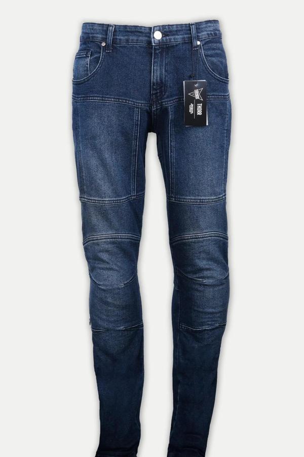 THORR Thunder Motosiklet Pantolonu Mavi - Image 1