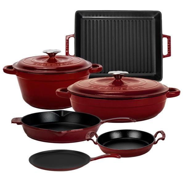 Bordo Serisi Döküm Set – Her Yemekte Şef Dokunuşu - Image 1