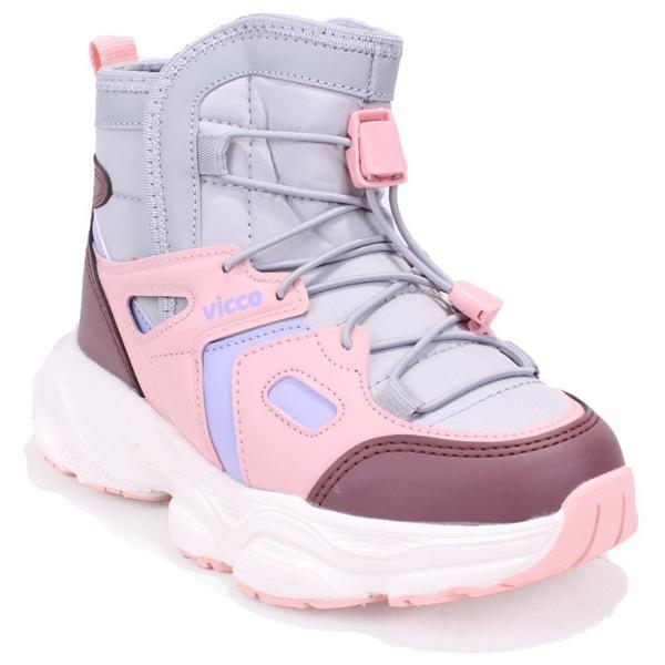 Vicco Tog 943F25K502 Gümüş Ortopedik Günlük Kız Çocuk Spor Bot - Image 1