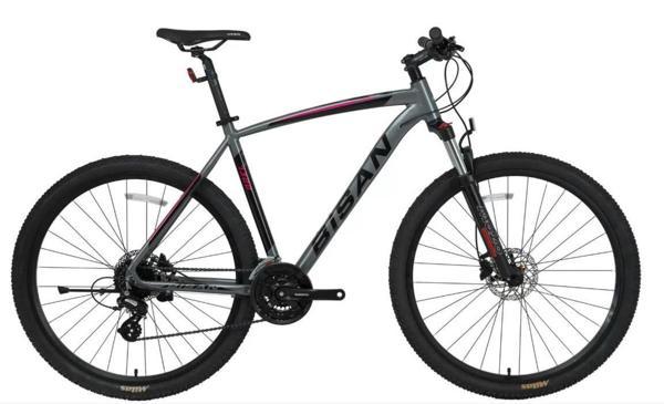 Bisan MTX7300 26 Jant 24 Vites 39.5 CM Dağ Bisikleti Gri - Pembe - Image 1