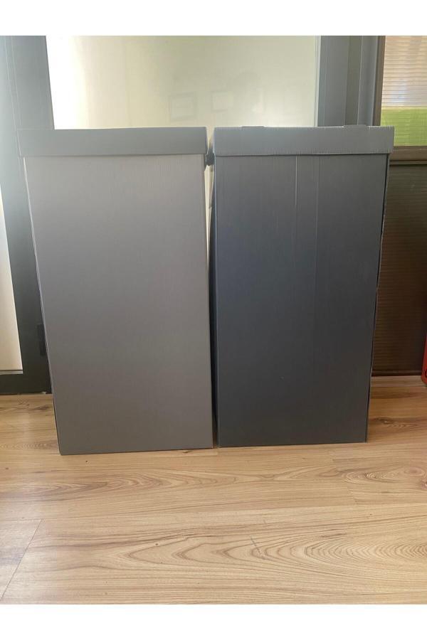 İzge Sıfır Atık Kutusu Gri 6,Lı Paket - Image 1