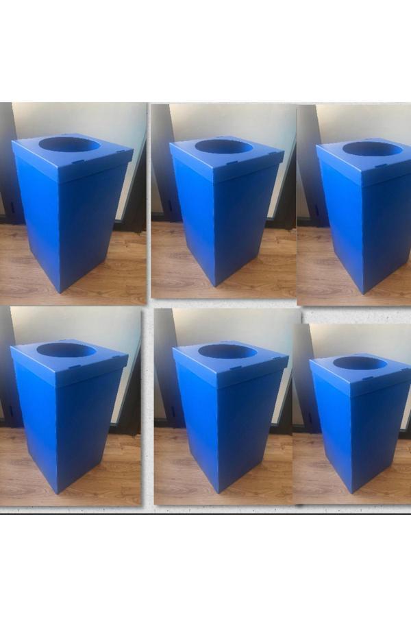 İzge Pp Sıfır Atık Kutusu 6 Adet (35X 35 X70) - Image 1