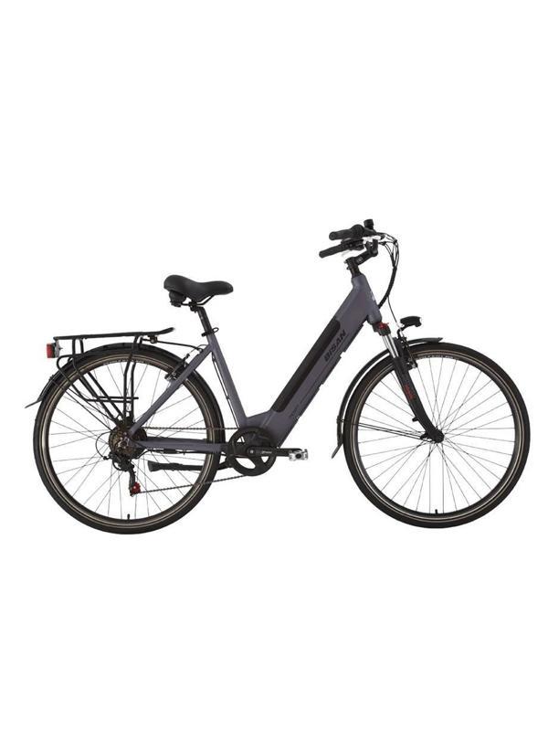 BİSAN MOON ELEKTRİKLİ BİSİKLET 47CM V 28 JANT 7 VİTES METALİK GRİ SİYAH - Image 1