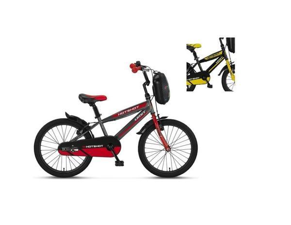 ÜMİT 2010 HOTSHOT-CANTA-V ERKEK ÇOCUK BİSİKLETİ 20 JANT SİYAH SARI - Image 1