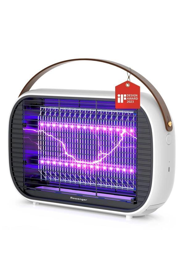 Rowenger MA15C UV-LED Işıklı 5200mAh Şarjlı + Elektrikli Sivrisinek Öldürücü Lamba Sinek Öldürücü Cız - Image 1