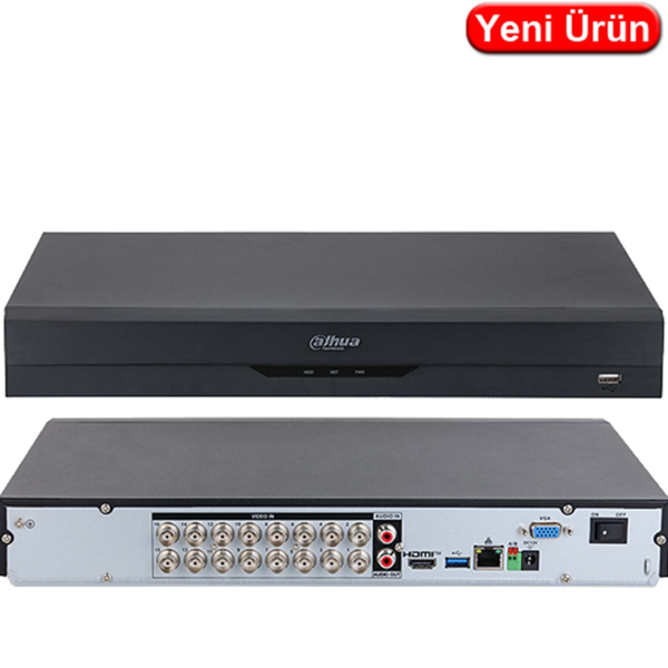 DAHUA XVR5216AN-5M-I3, 16 Kanal, 5Mpix H265+, 2 HDD, 5in1 DVR Cihazı - Image 1