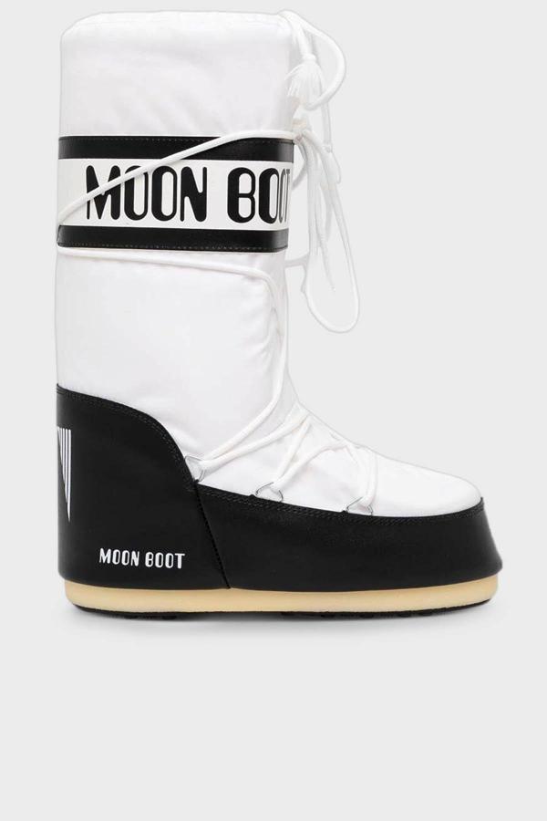 Moon Boot 80D1400440-NA02 Icon Nylon Black/White Kadın kar botu - Image 1