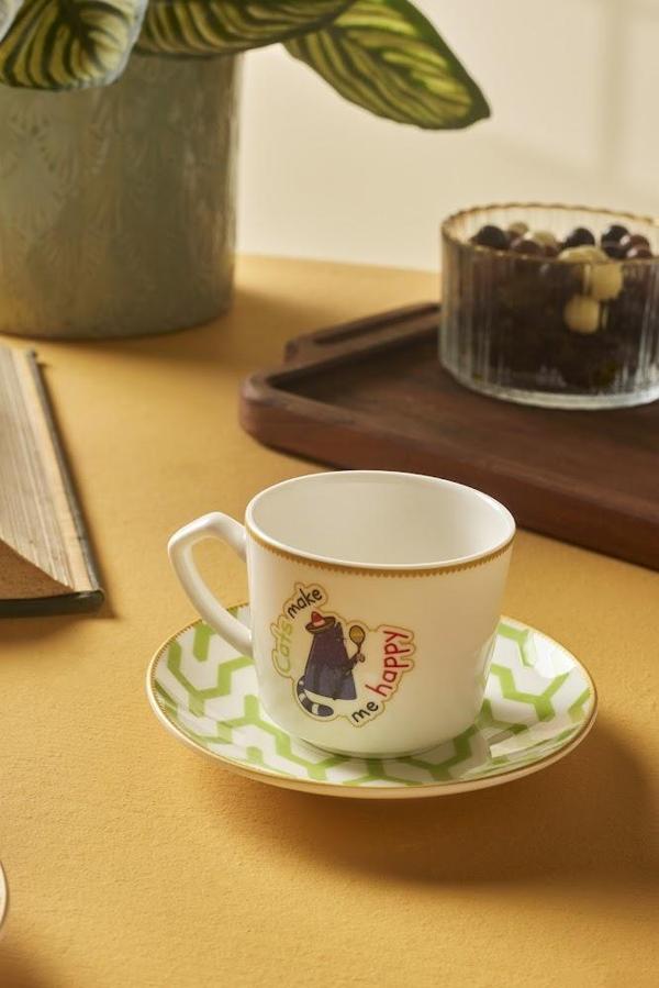 Karaca Bonbon 6 Kişilik Kahve Fincan Takımı 80 ml - Image 1