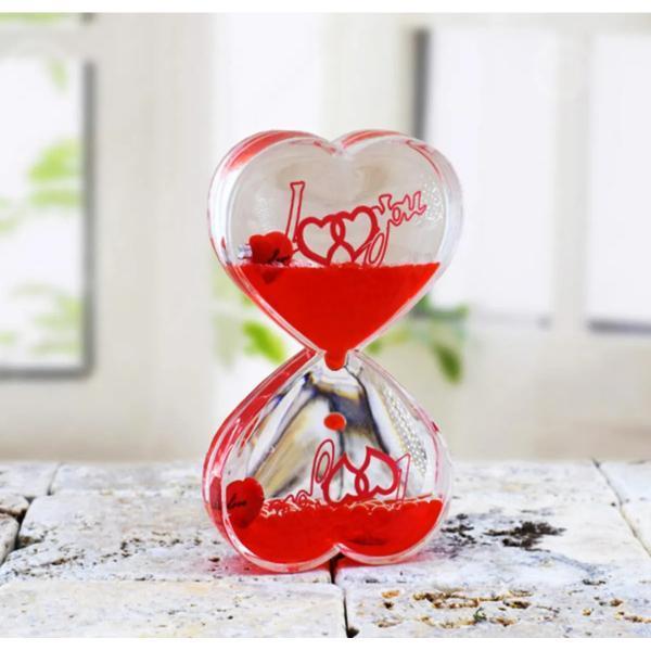 Kalp Şeklinde Jel Kum Saati - Image 1