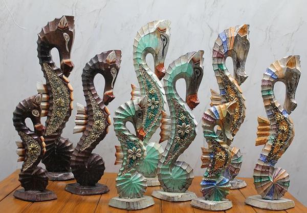 Ahşap 3'lü Denizatı Kumlu - Image 1