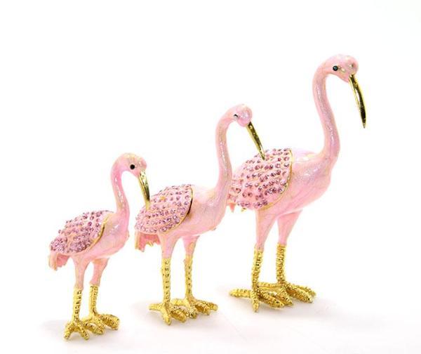 Swarovski 3'lü Flamingo - Image 1