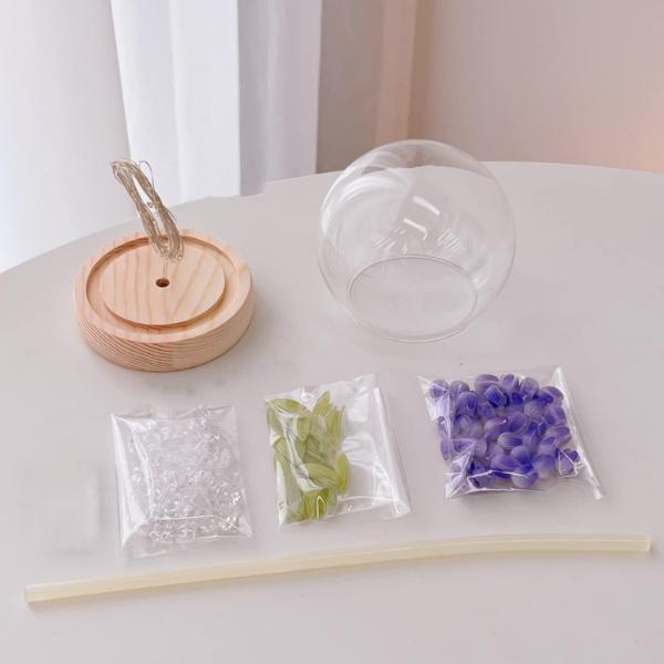 LED Işıklı Kendin Yap Lale Cam Küre - Image 1