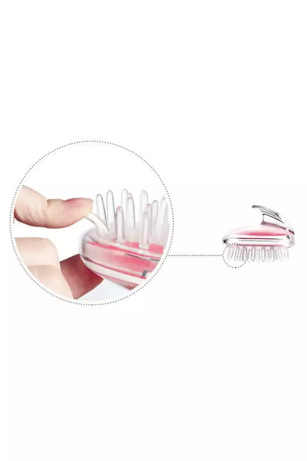 Silikon Yumuşak Duş Saç Fırçası - Image 1