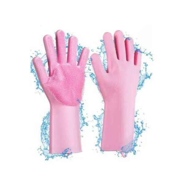 Sihirli Isıya Dayanıklı Silikon Çok Amaçlı Bulaşık Eldiven Fırçası Magic Gloves - Image 1