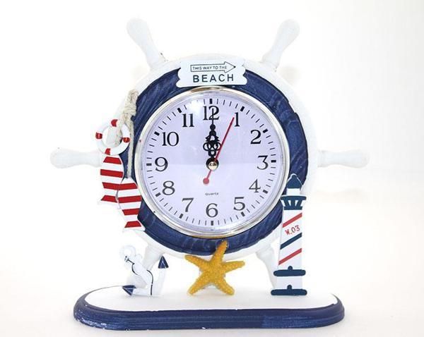 Ahşap Marin Dümenli Saat Model 3 - Image 1