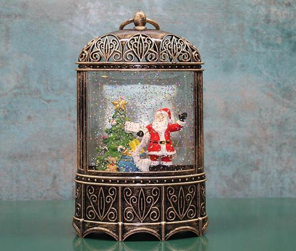 Yılbaşı Temalı Işıklı Müzikli Kar Küresi Model 4 - Image 1