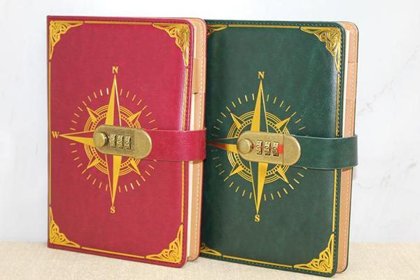 Özel Tasarım Şifreli Deri Defter - Image 1