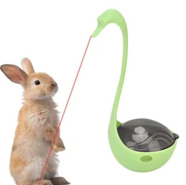 Kuğu Şeklinde Lazerli Kedi Oyuncağı - Image 1