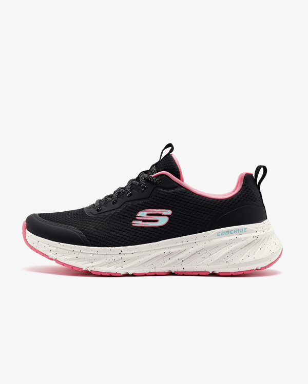 Skechers Edgeride - Smooth Journey 150472 BKPK Kadın Siyah Spor Ayakkabı - Image 1