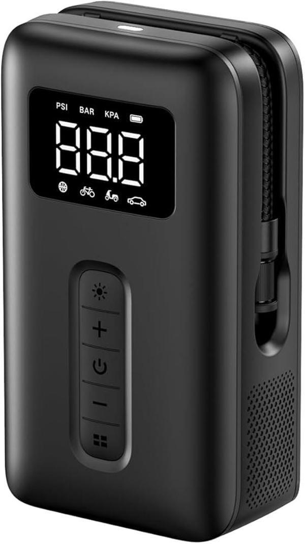 UGREEN Lastik Şişirme Cihazı Taşınabilir Hava Kompresörü 150PSI Hava Pompası Akülü LED Işıklı Arabalar, Bisikletler, Mot - Image 1