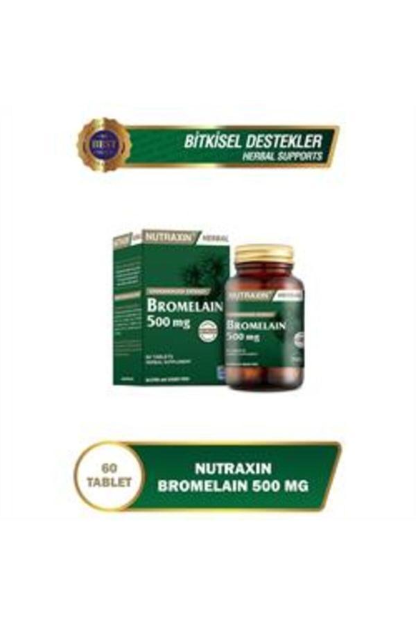 STD Nutraxin Herbal Bromelain Ananas 60 Tablet ( TEKLİDİR ) - Image 1