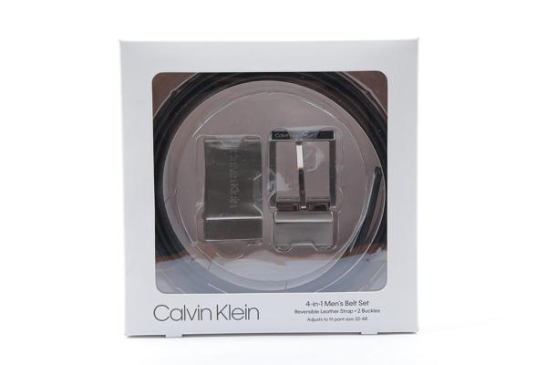CALVIN KLEIN ERKEK 4 IN 1 KEMER 31CK020023-BLK-BRN - Image 1