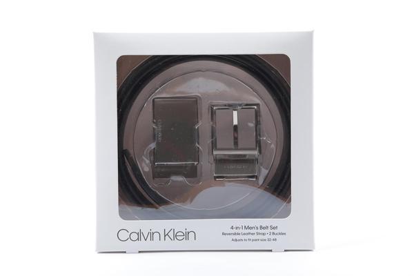 CALVIN KLEIN ERKEK 4 IN 1 KEMER 11CK010010-BLACK-BROWN - Image 1