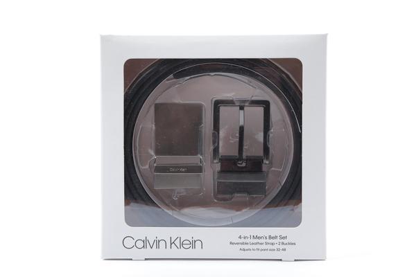 CALVIN KLEIN ERKEK 4 IN 1 KEMER 11CK020025-BLACK-BROWN - Image 1
