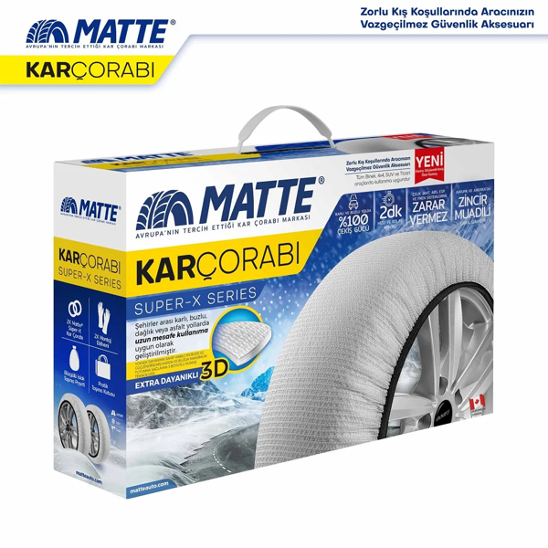 Matte Kar Çorabı Super-X Serisi - Image 1