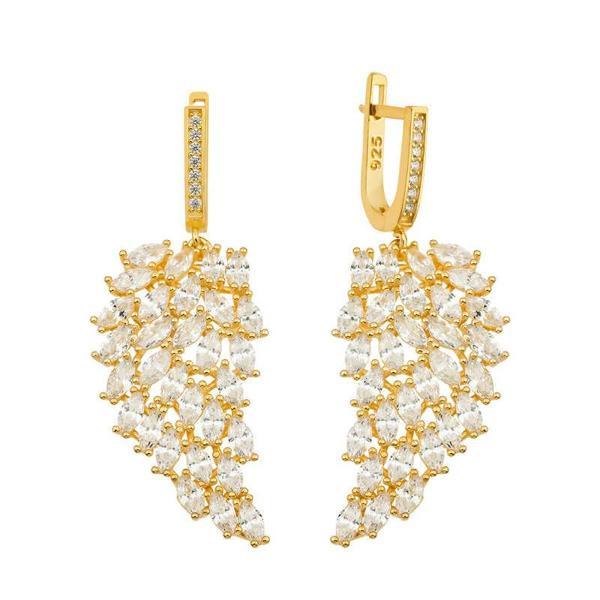 Gümüş Melek Kanadı Küpe - Image 1