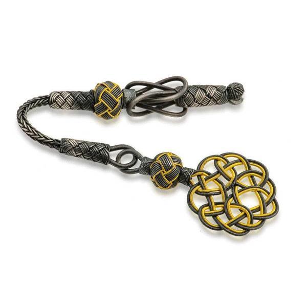 Gümüş Trabzon Örmesi Kazaz Tesbih Püskülü - Image 1