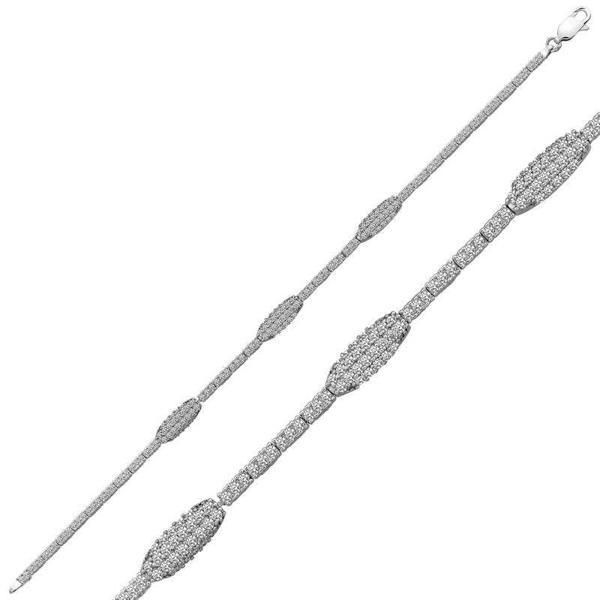 925 Ayar Gümüş Su Yolu Bileklik - Image 1