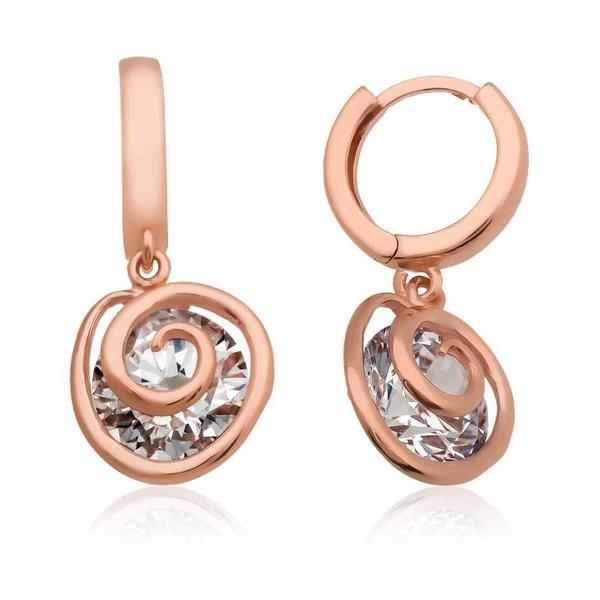 925 Ayar Gümüş Aşk Döngüsü Küpe - Image 1