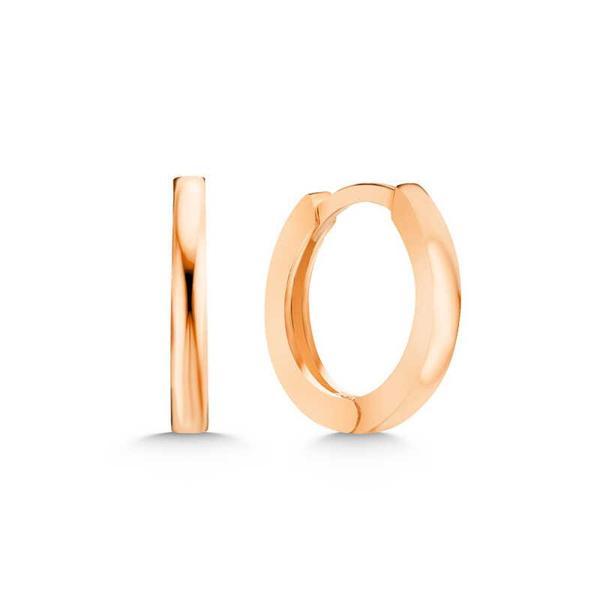 Gümüş Rose Halka Kadın Küpe - Image 1