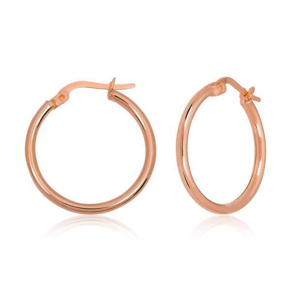 925 Ayar Gümüş Halka Kadın Küpe - Image 1