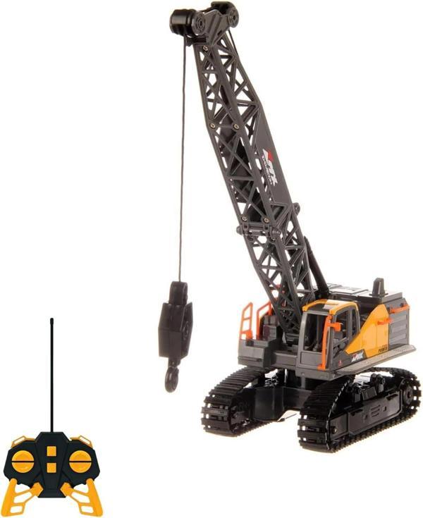 Uzaktan Kumandalı 40 MHz Tam Fonksiyonlu Rc İş Araçı Kule Vinç Led Işıklı ve Hareketli - Image 1